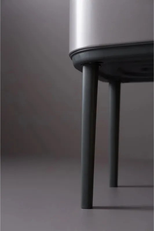 Кош за боклук Brabantia Bo Touch 651113, 11+23 л, Плавно и безшумно отваряне, Голям отвор, Сив