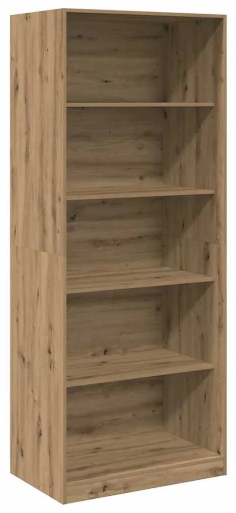 3307728 vidaXL Гардероб, дъб артизан, 80x50x200 см, инженерно дърво