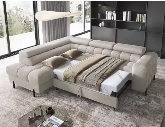 Ъглов диван Ferucce-Gkri Anoixto-Left