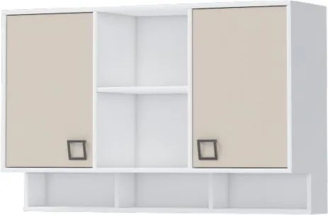 Riddle-White-Sand Office Shelf