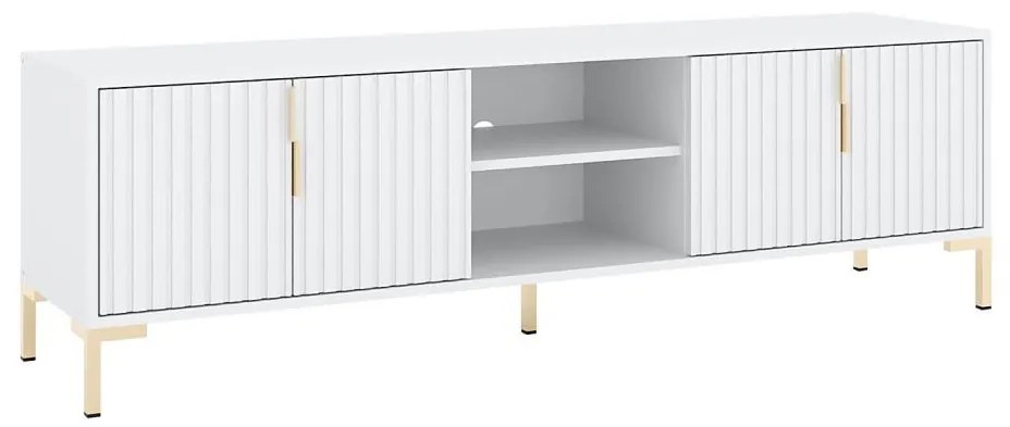 Шкаф за телевизор FLOP бял