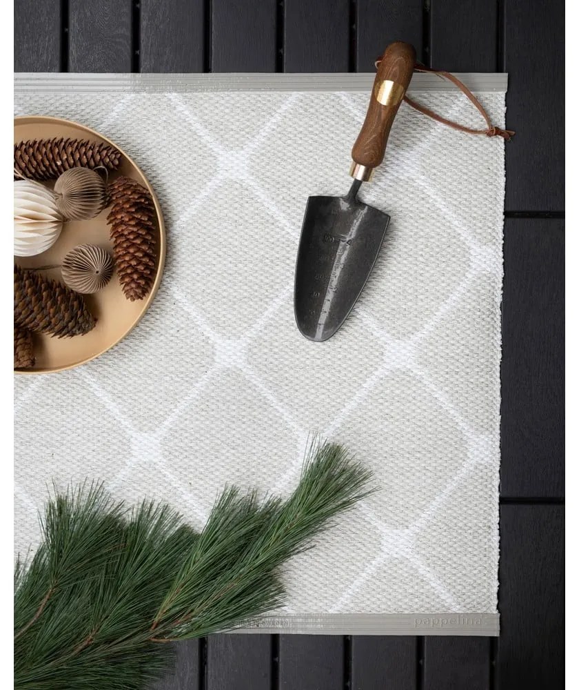 Светлосива и кремава пътека за открито и закрито 70x160 cm Rex Fossil – Pappelina