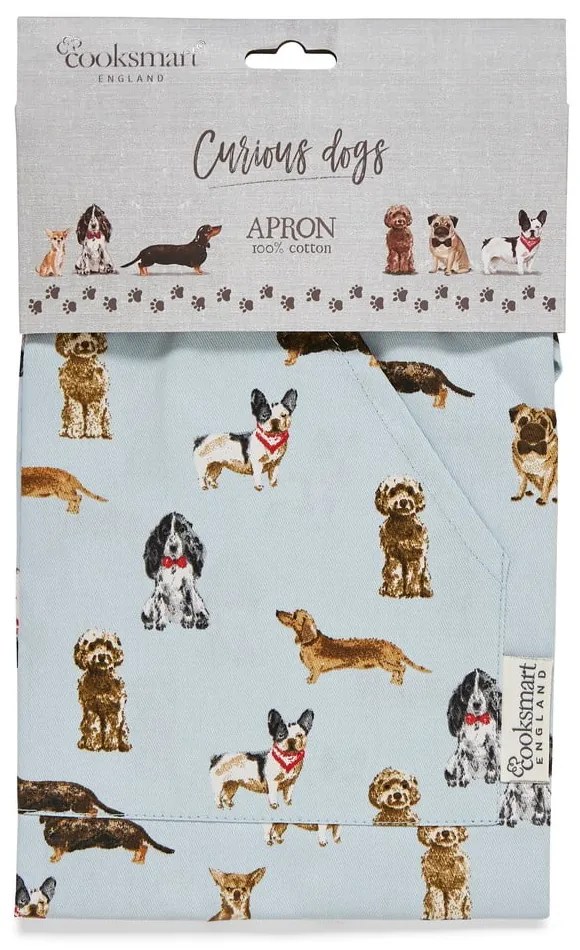 Памучна престилка Curious Dogs - Cooksmart ®