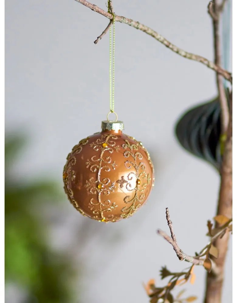 Стъклена коледна топка ø 8 cm Ciri – Bloomingville
