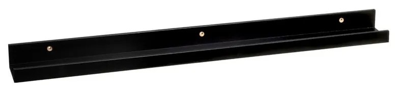 Черен стенен рафт за картини 80 cm – Casa Selección