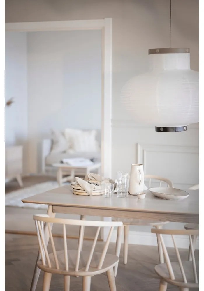 Сгъваема маса за хранене с плот от дъб 190x90 cm Yumi - Rowico