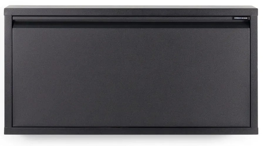 Черен метален шкаф за обувки Billy - Spinder Design