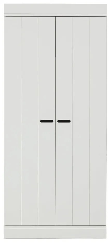 Гардероб от бял бор 77x175 cm Connect - WOOOD