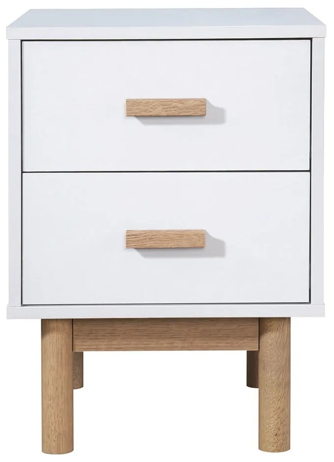 Бяло нощно шкафче Melanie – Støraa