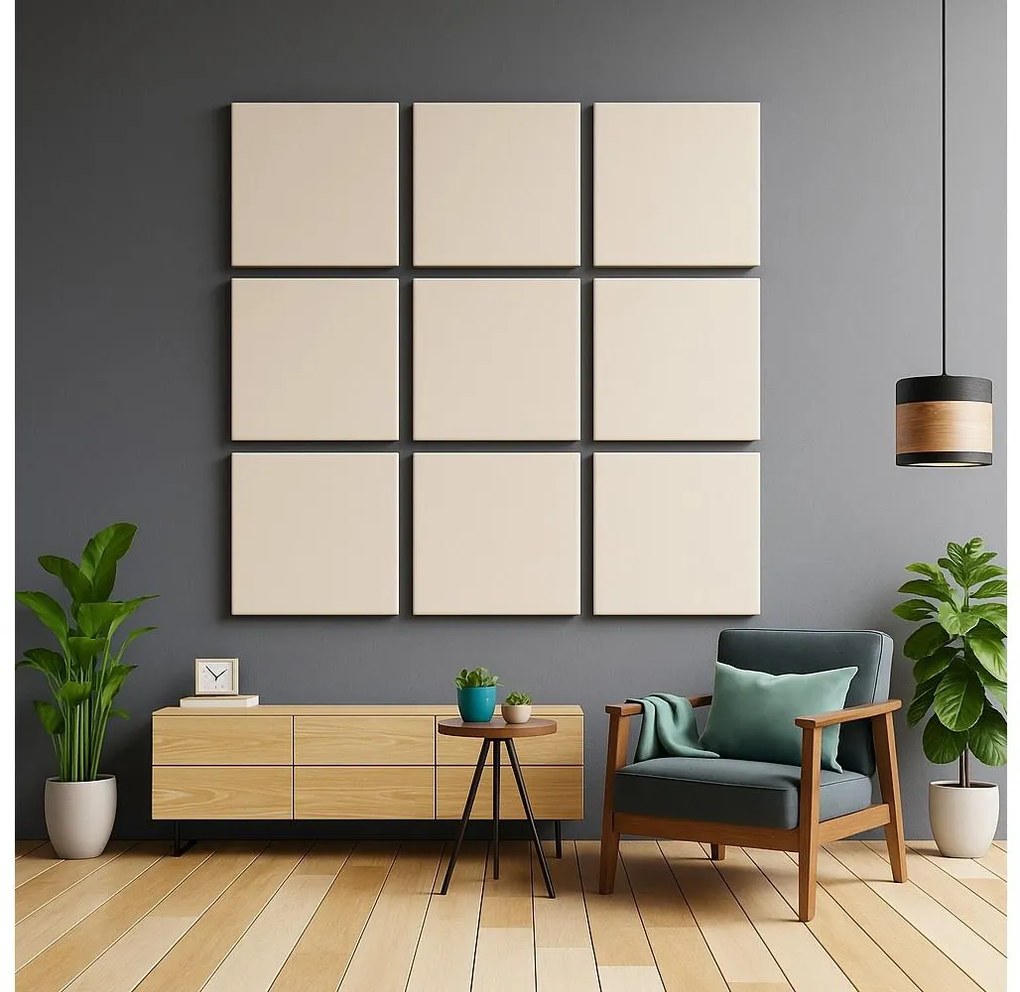 Акустичен panel SILENCE 58x58 см кремав