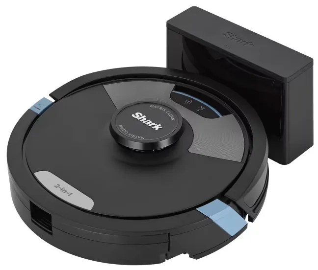 Прахосмукачка робот Shark Matrix Plus RV2620WDEU, 650 W, 0.3 л, 360 LiDAR, Автономия до 110 мин, Matrix Clean, Черен