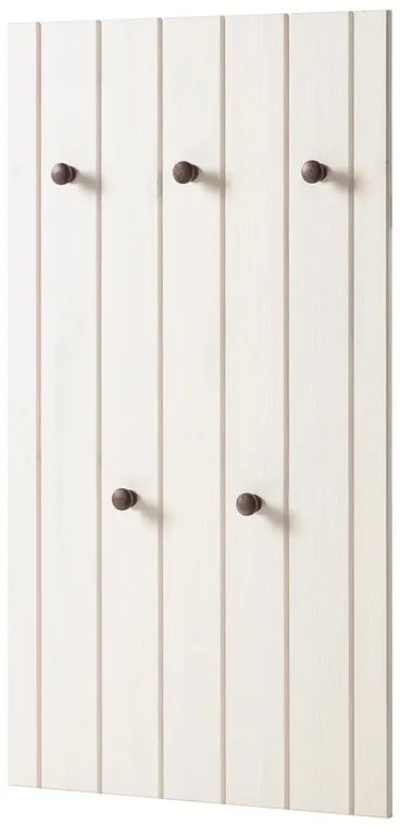 Бял комплект за коридор от масивен бор 55x100x2 cm Anita – Støraa