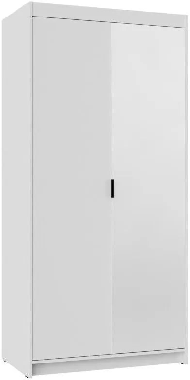 Гардероб Ester 2D1L двукрилен-Бял