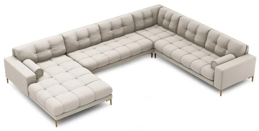 Бежов ъглов диван (десен ъгъл) Bali – Cosmopolitan Design