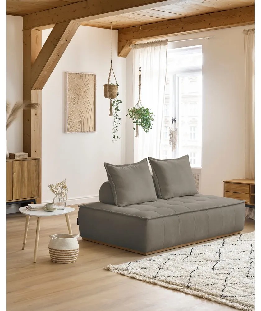 Кафяво-сив шенилов диван 175 cm Elisa – Bobochic Paris