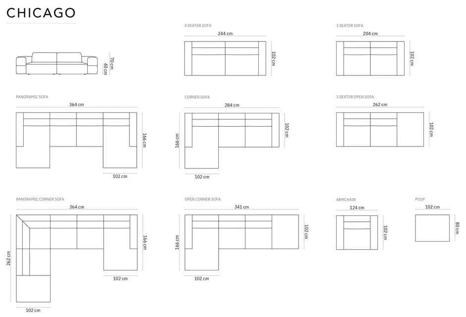 Тюркоазена табуретка Chicago - Cosmopolitan Design