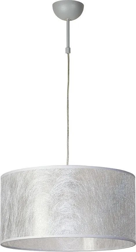 Пендел СЕТА, ø400, титан, абажур Басари Сребро, 1xE27