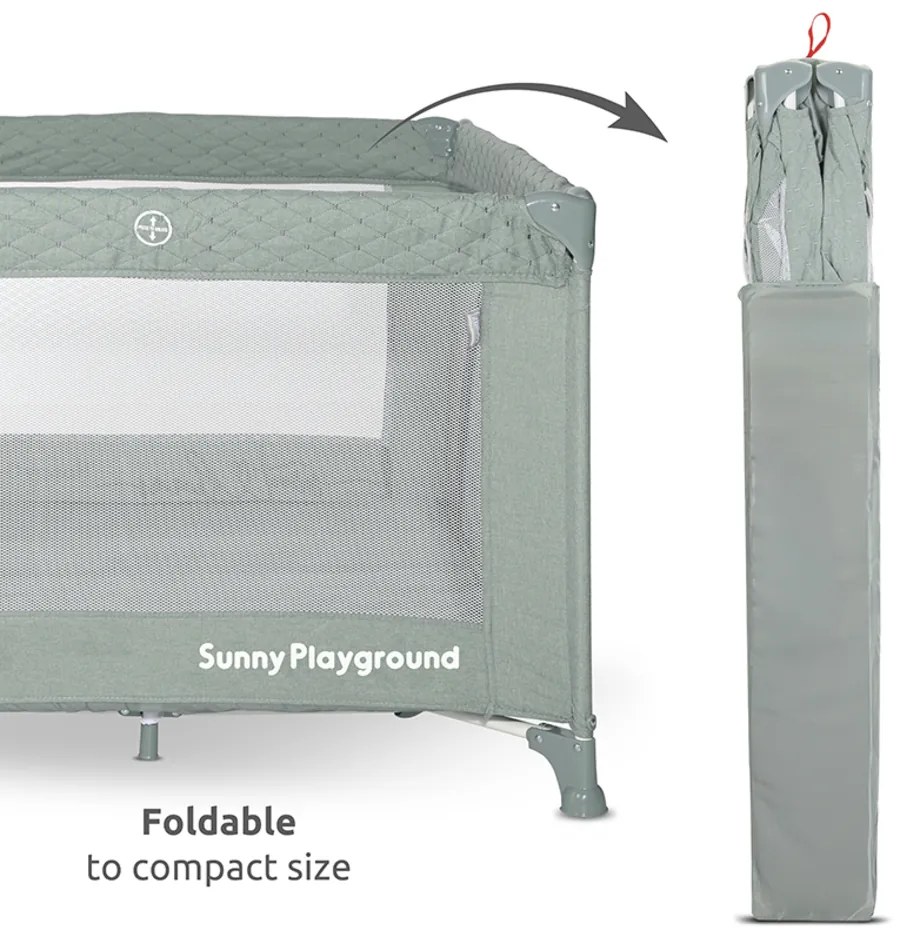 LORELLI Classic Кошара за игра SUNNY PLAYGROUND ICEBERG GREEN STAR