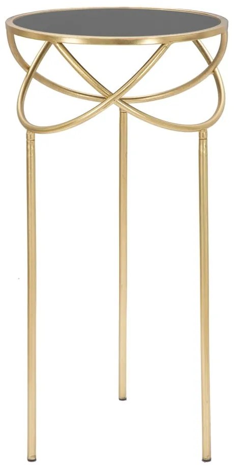 Кръгла масичка за кафе със стъклен плот ø 40 cm Ring - Mauro Ferretti