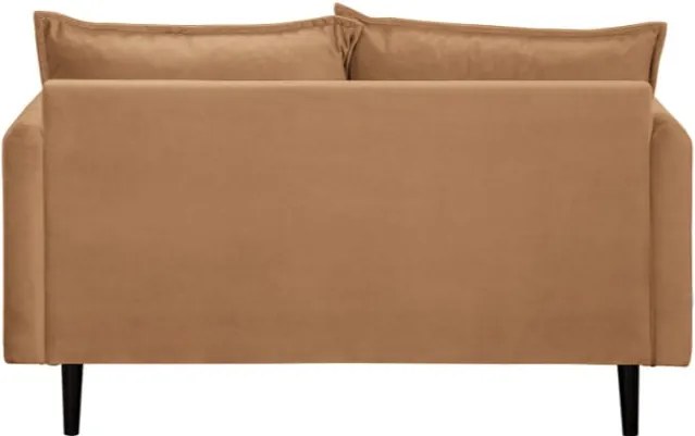 Кафяв кадифен диван 138 cm Juli – Ropez