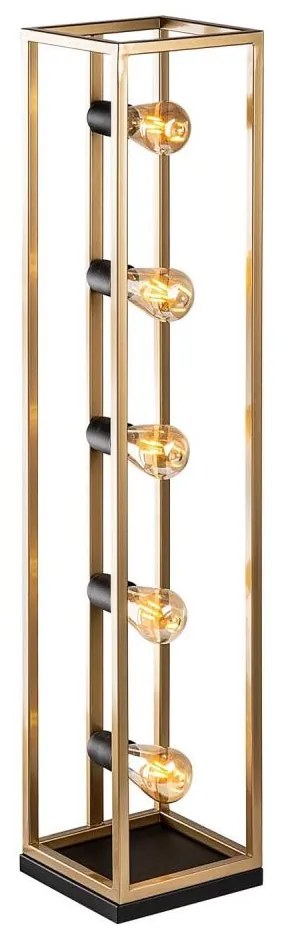 Подова лампа KAFES 5xE27/40W/230V златна