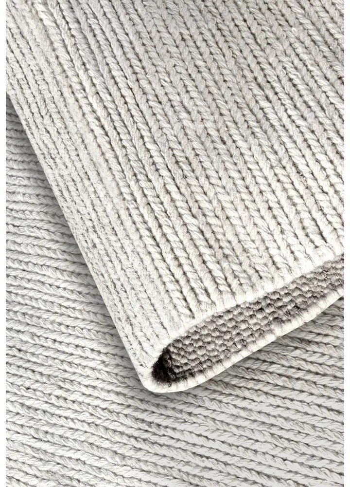Бял ръчно изработен вълнен килим 160x230 cm Francois – Villeroy&amp;Boch