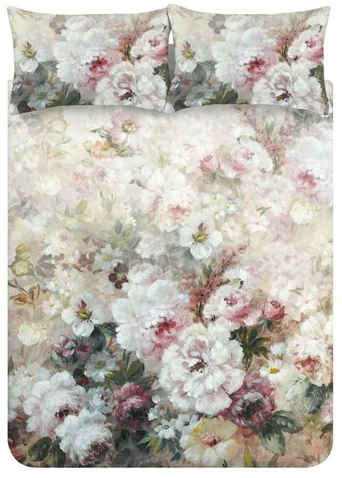 Единично памучно спално бельо 135x200 cm Rose Bloom – RHS