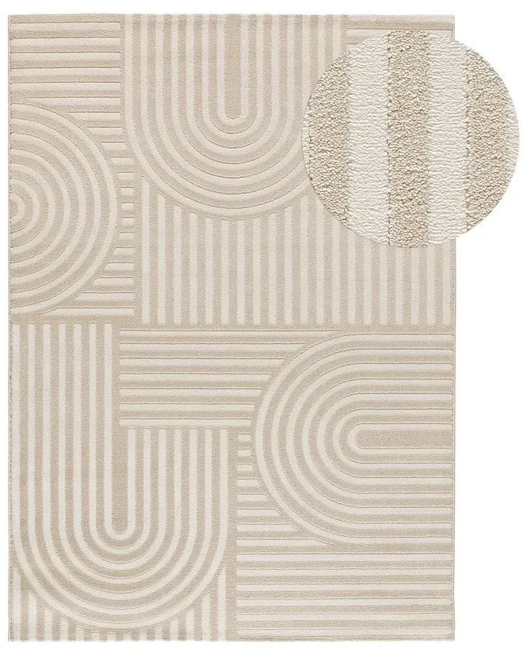 Кремав килим 133x190 cm Zen – Universal