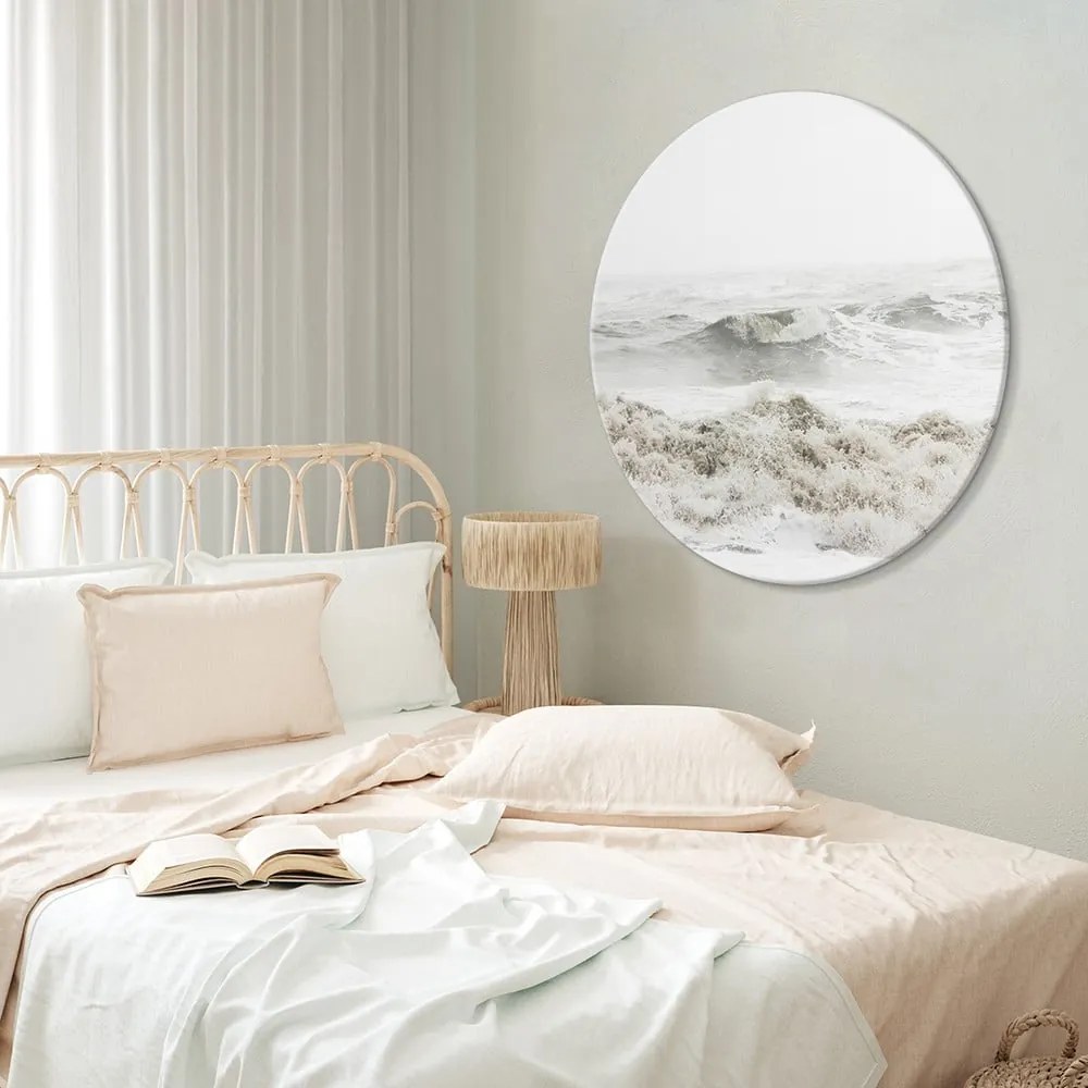 Изображение 70x70 cm Breaking Waves - Malerifabrikken