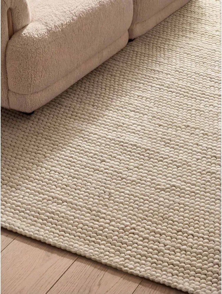 Кремав ръчно изработен вълнен килим 200x300 cm Richmond Diana – Ted Baker