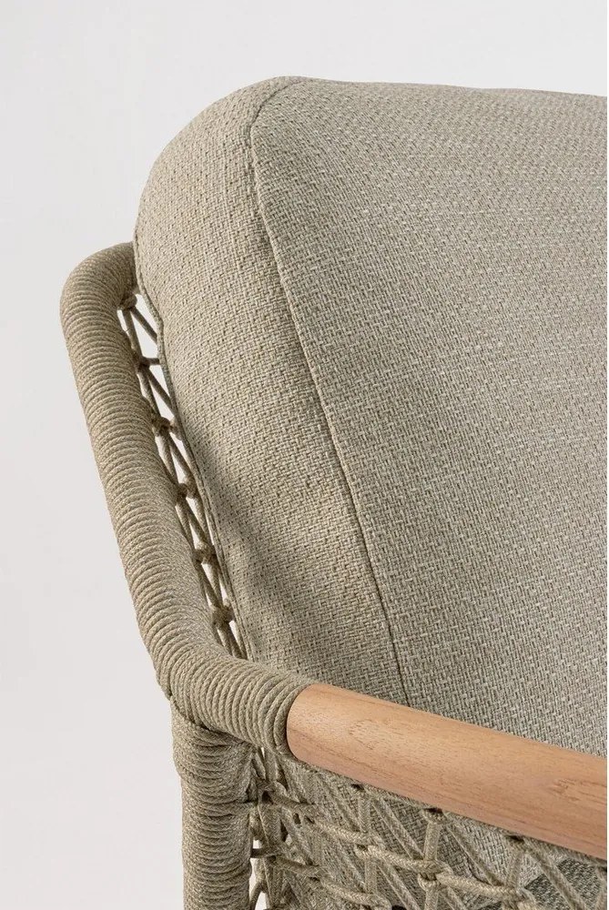 Светлокафяв градински диван от масивна акация Eulero – Bizzotto