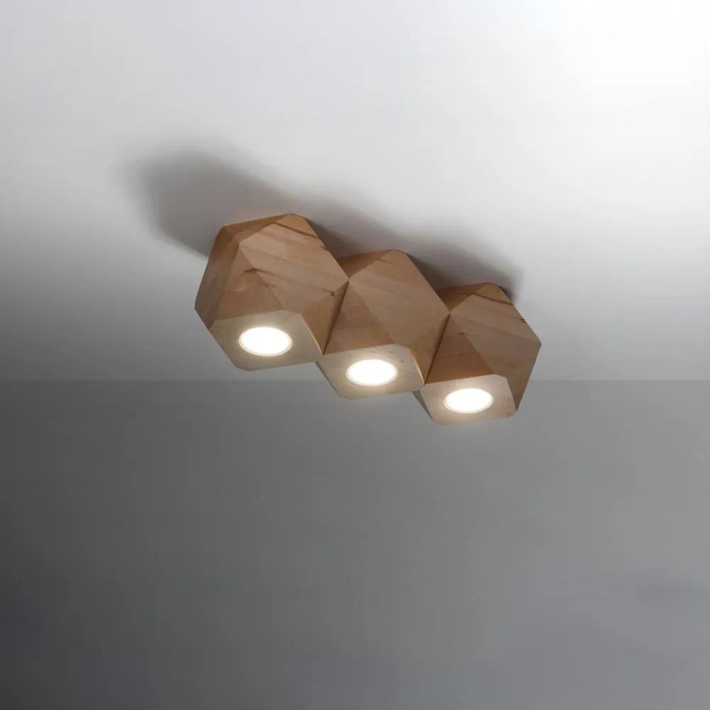 Лампа за таван в естествен цвят 12x36 cm Vige - Nice Lamps