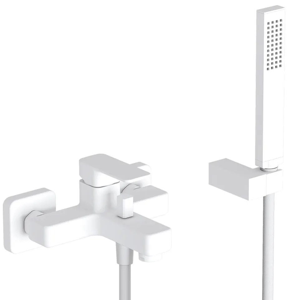 Кран баня Eurorama Quadra-Бял матова