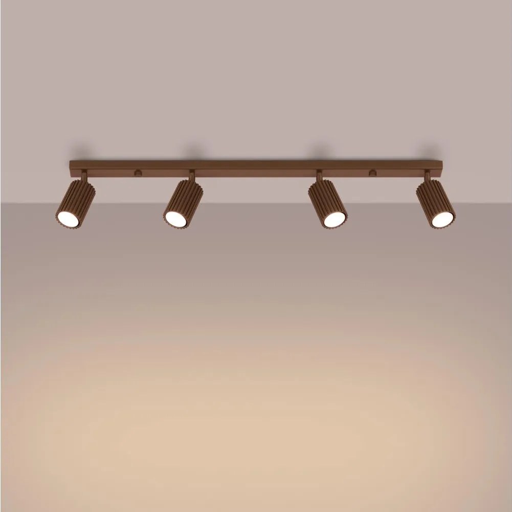 Brilagi - LED спот CRESTO 4xGU10/10W/230V кафяво