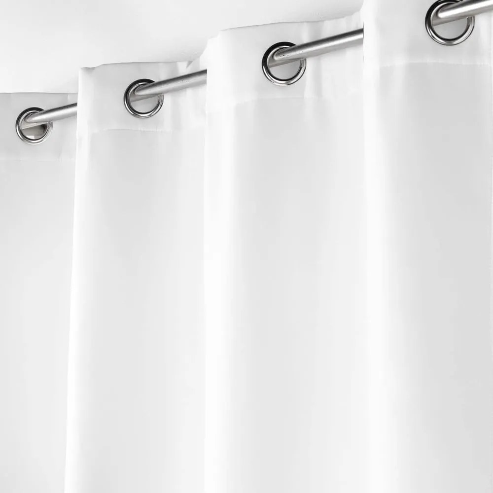 Бяла звукоизолираща завеса от микрофибър 135x260 cm Micropolar – douceur d'intérieur