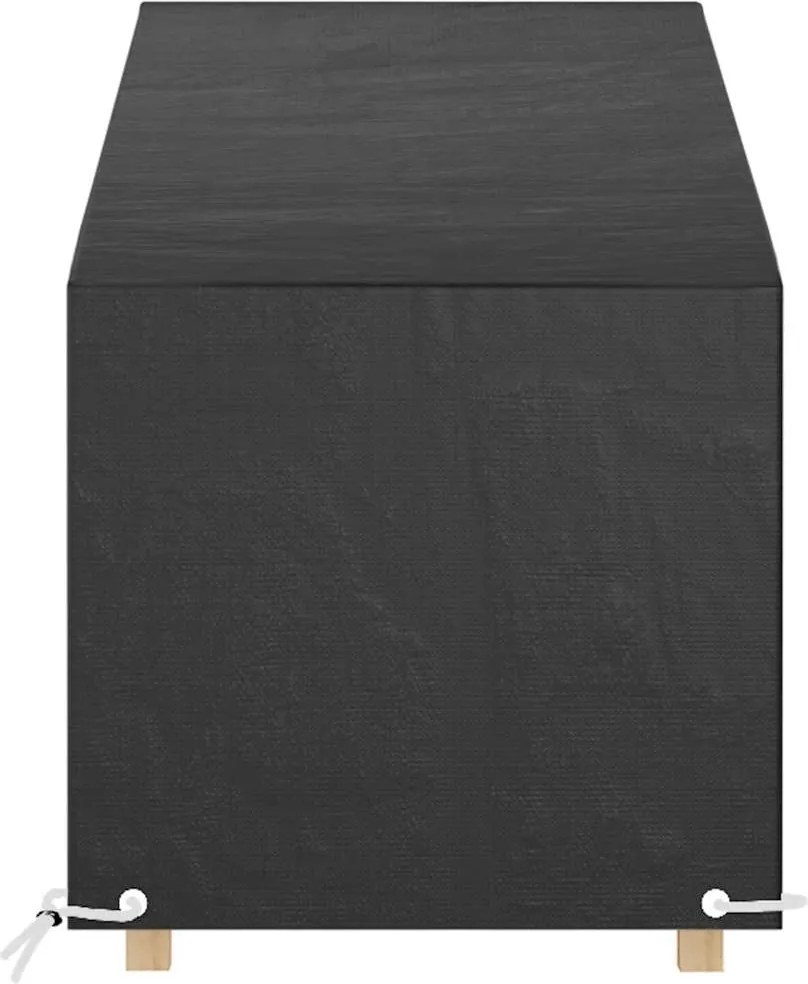 3155395 vidaXL Покривала за шезлонги 2 бр 12 капси 200x65x35/60 см полиетилен