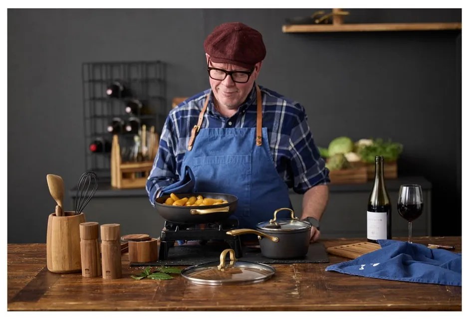 Алуминиев тиган с капак и незалепващо покритие подходящ за индукционен котлон 1,5 l – Holm