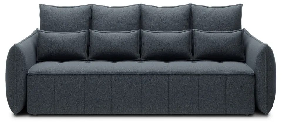 Син шенилов сгъваем/с място за съхранение диван 242 cm Weltton – ELTAP