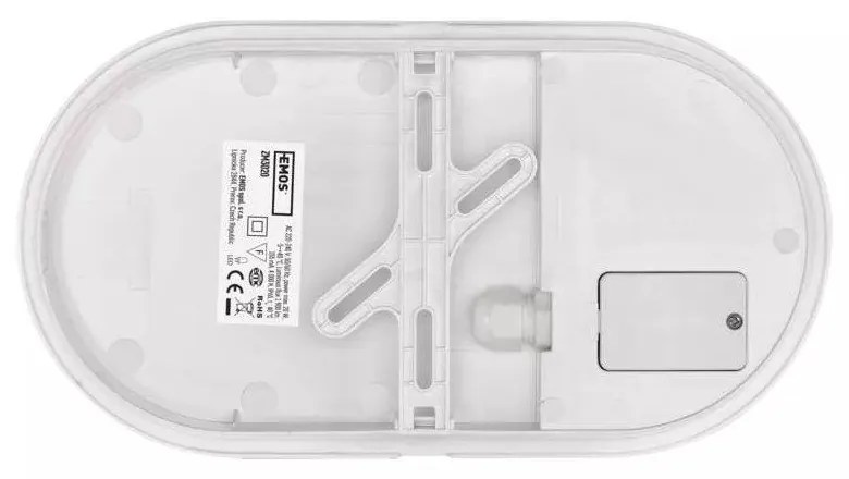 Бяла LED светлина за таван 14,5x27 cm Qari - EMOS