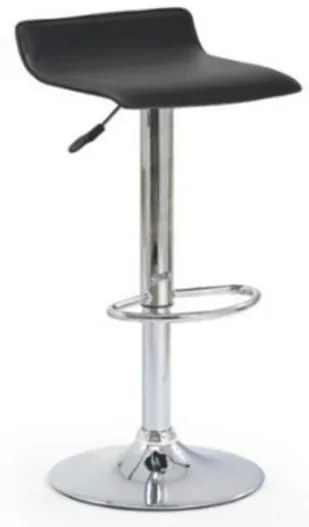 Бар стол H-1 черен