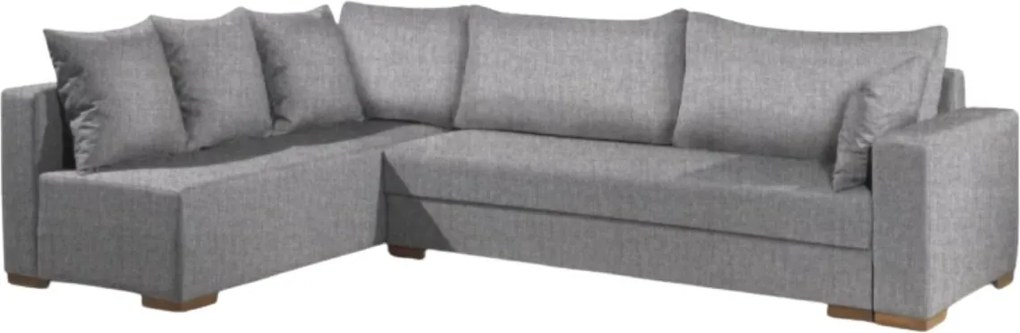 Ъгъл диван Trendy-Right-285φ 185β cm.-Light gray