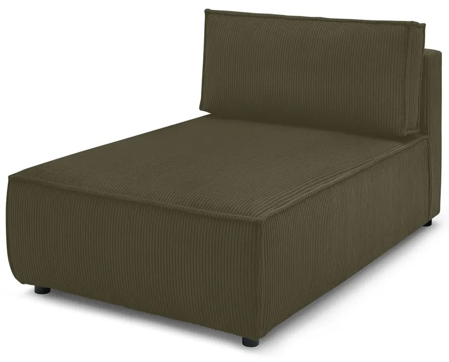 Светлозелен променлив модулен диван от велур Nihad modular - Bobochic Paris