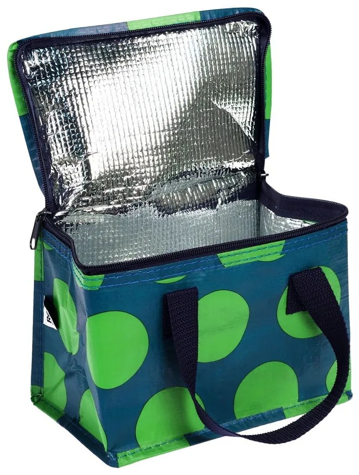 Зелена/синя охлаждаща чанта Spotlight – Rex London