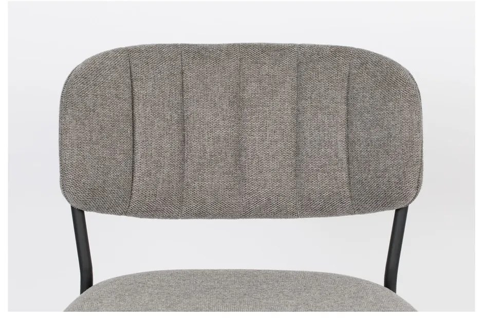 Сиви бар столове в комплект от 2 броя 89 см Jolien - White Label