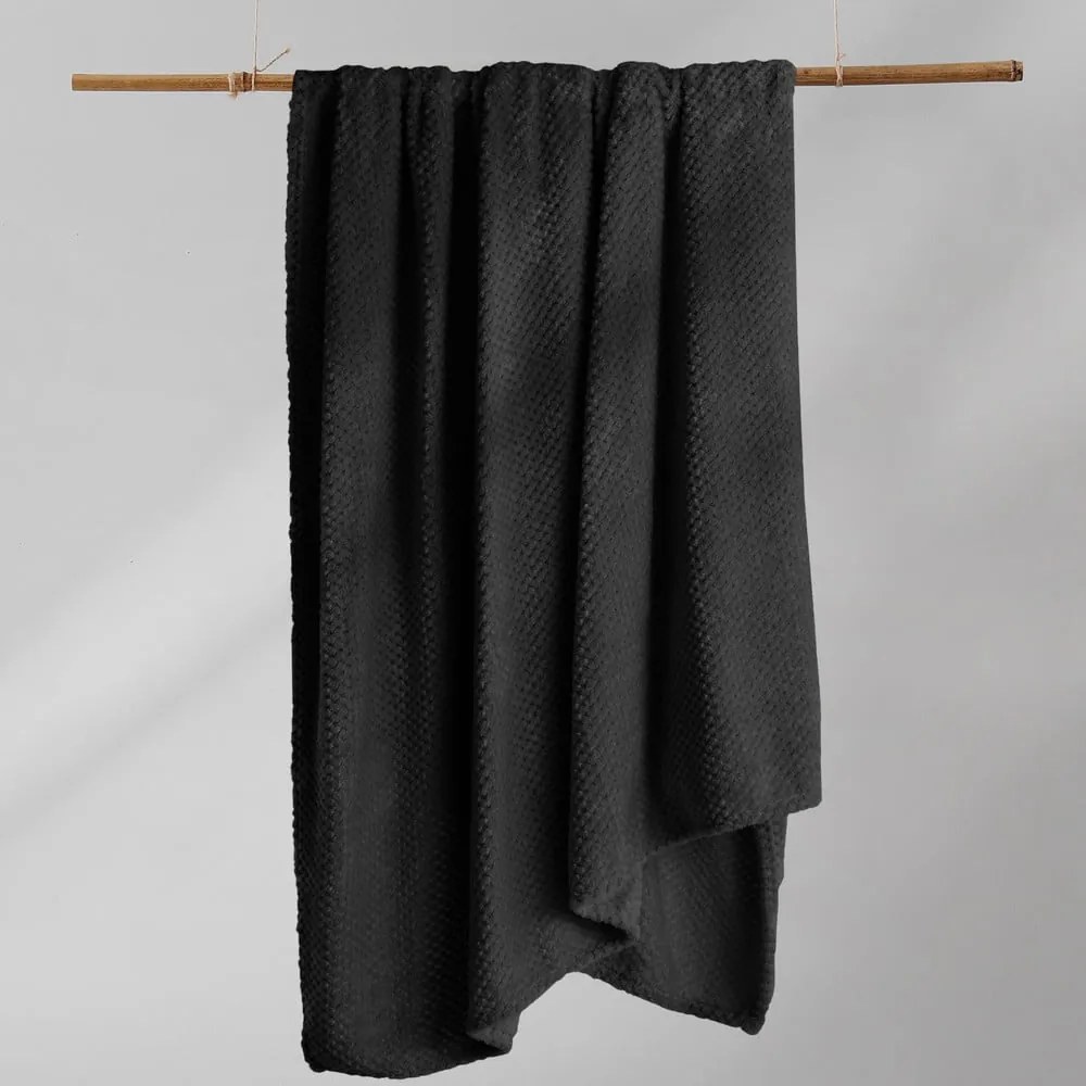 Черно одеяло от микрофибър , 170 x 210 cm Henry - DecoKing