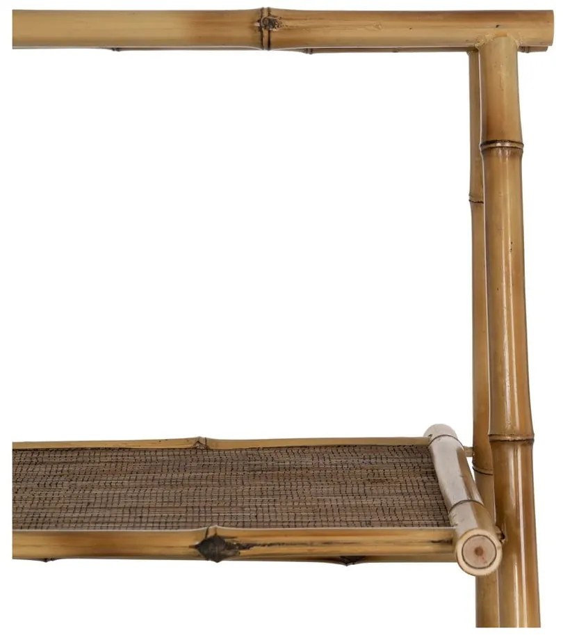 Бамбуков стелаж в естествен цвят 48x100x45 cm Manali – Ixia