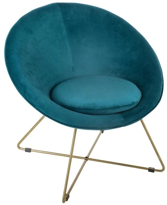 Кресло atmosphera Evan, 76x67x73 cm - Тюркоаз