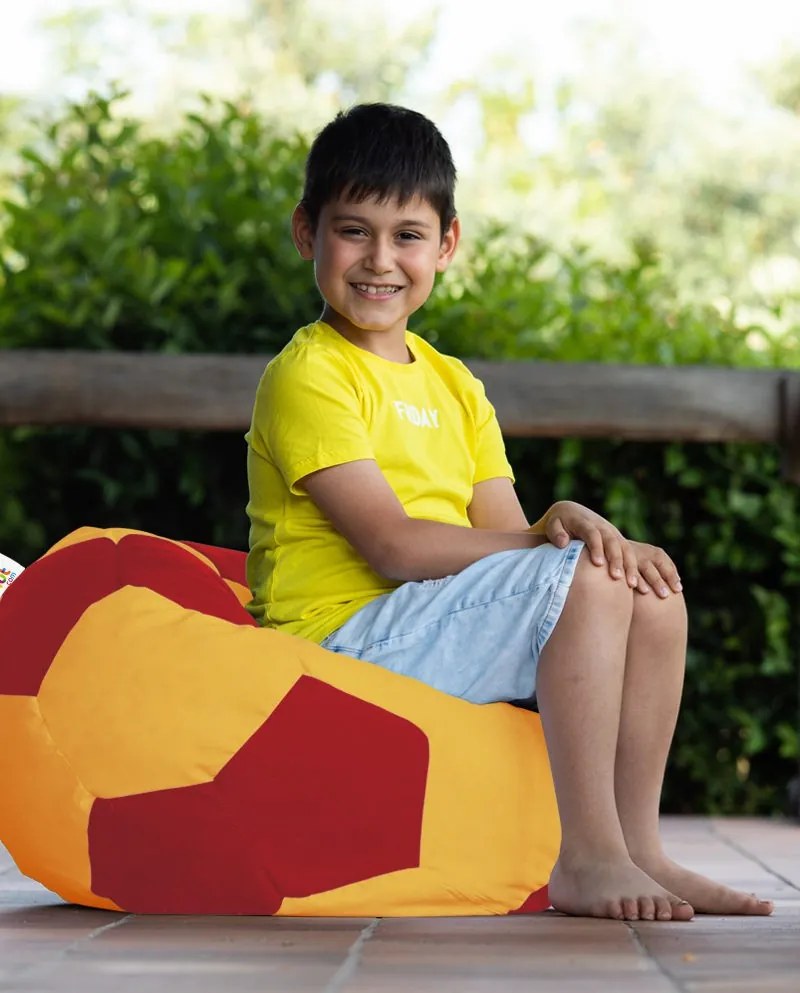 Градински пуф Football Kids Pouf, цвят Жълт
Червен