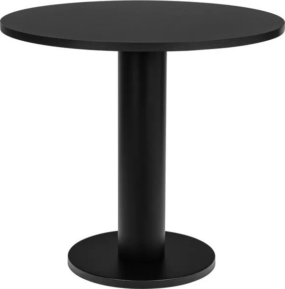 Кръгла трапезна маса с дъбов плот ø 80 cm Sool – noo.ma