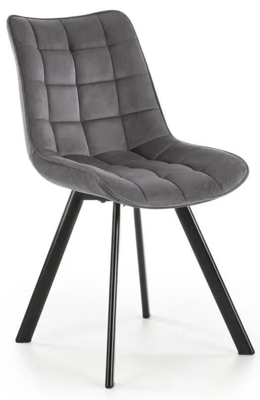 Трапезен стол COMORO, 1 бр., тъмносив